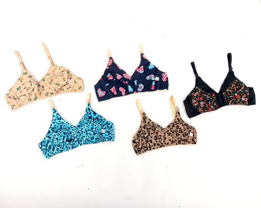5 Rendom Cotton Bra 999/-only